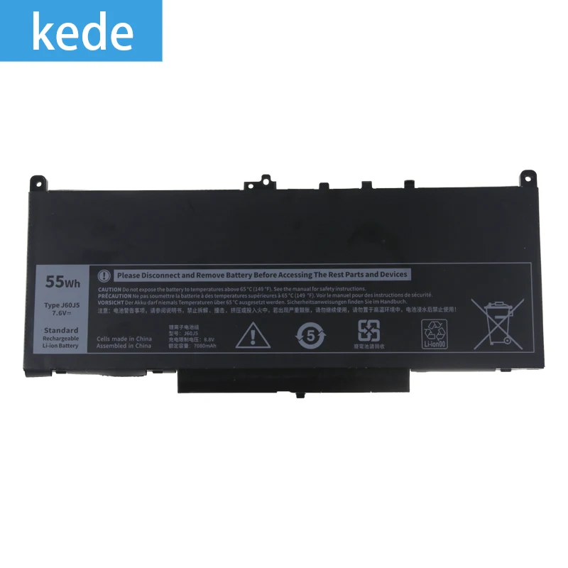 Kede ноутбук батарея J60J5 для Dell Latitude E7270 E7470 R1V85 MC34Y 242WD 7,6 V 55Wh