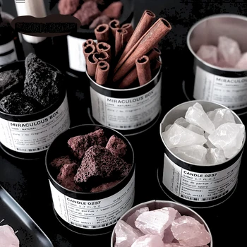 

Minimalist Nordic Iron Storage Box Cans Candy Tea Storage Jar Tank Plants Pot Desktop Black Silver Gold Sticker Industrial Style