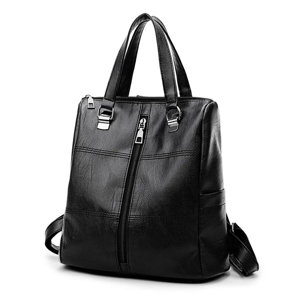 50# винтажная кожаная школьная сумка для девочек, рюкзак, ранец, Женская дорожная сумка на плечо, Женская Роскошная сумка для девочек-подростков, дорожные сумки