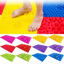 

Hot Professional Durable Reflexology Foot Massage Pad Toe Pressure Blood Circulation Plate Mat For Massager