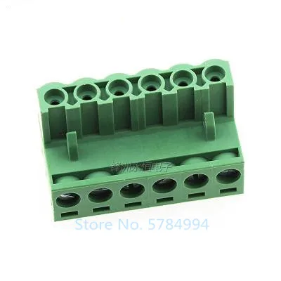

Free shipping 100PCS 2EDGK-5.08-6P KF2EDG female plug/Pitch 5.08mm connector plug-in pcb terminal 6PIN