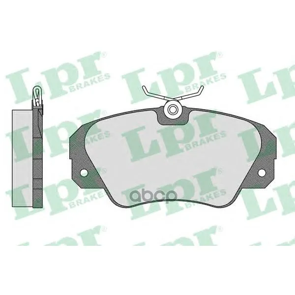 Колодки Тормозные Opel Omega A/Omega B/Senator B Передние Lpr 05p449 Lpr арт. 05P449