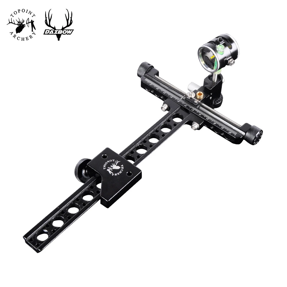 Topoint Archery Target Bow Sights 1 Pin 0.059" Compound Bow Recurve Bow