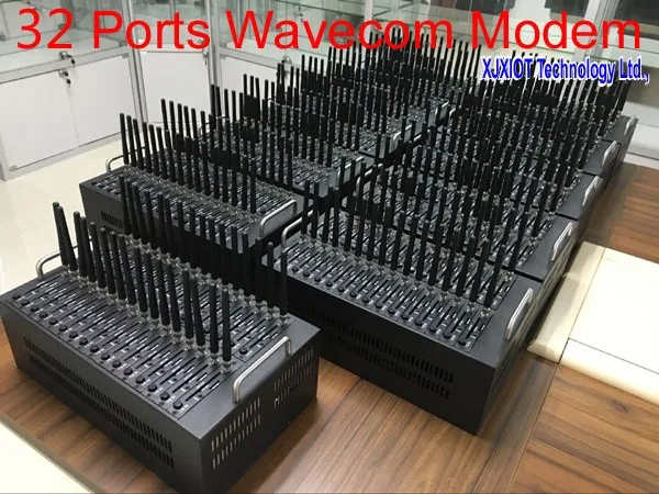 Xjx 32 порта Wavecom Q2303 модуль Смс модем пул 32 sim-карты simbox IMEI сменная USSD STK система перезарядки