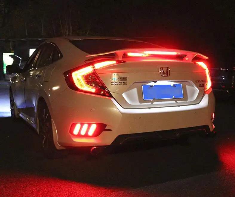 Спойлер для Civic задний спойлер из АБС пластика заднего крыла автомобиля Honda 2016 2018