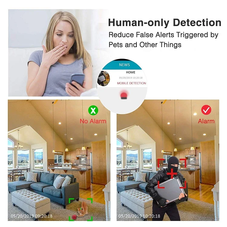 Human detection camera