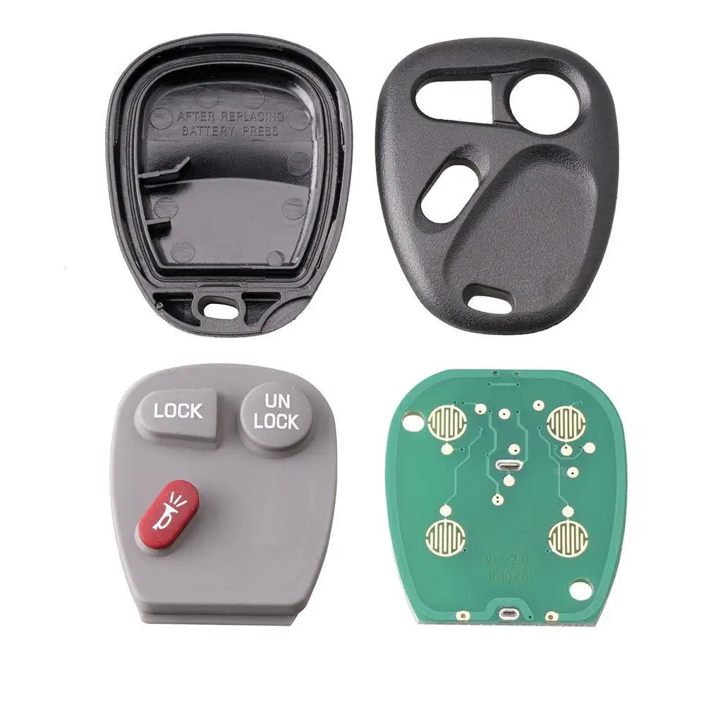 

For Chevrolet Silverado Suburban S10 Tahoe Yukon 2002-2004 Car Remote Key 315 Mhz 3 Buttons Keyless Entry Key Fob KOBLEAR1XT