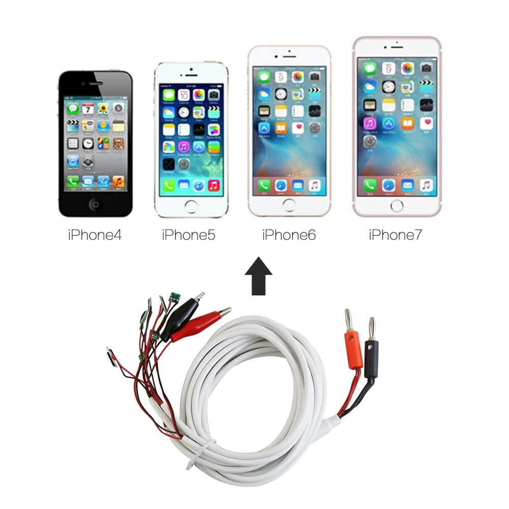 Лучший оригинальный Тестовый Кабель постоянного тока для телефона Apple iPhone7 7P 6P 6 5S