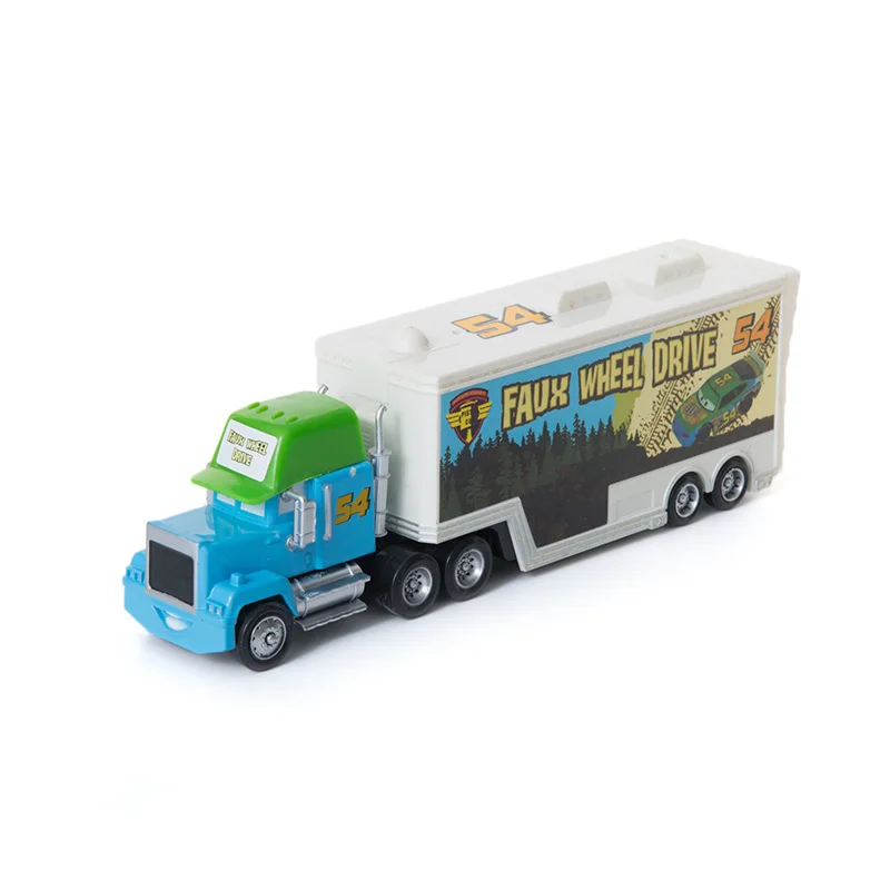 Автомобили disney машинок пиксара и с рисунками из мультфильма «Тачки 2 3 игрушки № 95 Mack дядя грузовик Lightning McQueen Джексон Storm 1:55 литой модельный автомобиль игрушки детские подарки - Цвет: NO. 54 Truck