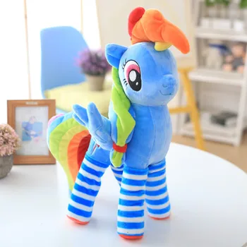 

Party Edition Unicorn Rainbow Horse Anime Big Eyes Cartoon Figure Stuffed Animals Plush Doll Kids Toys Great Gift 38 CM