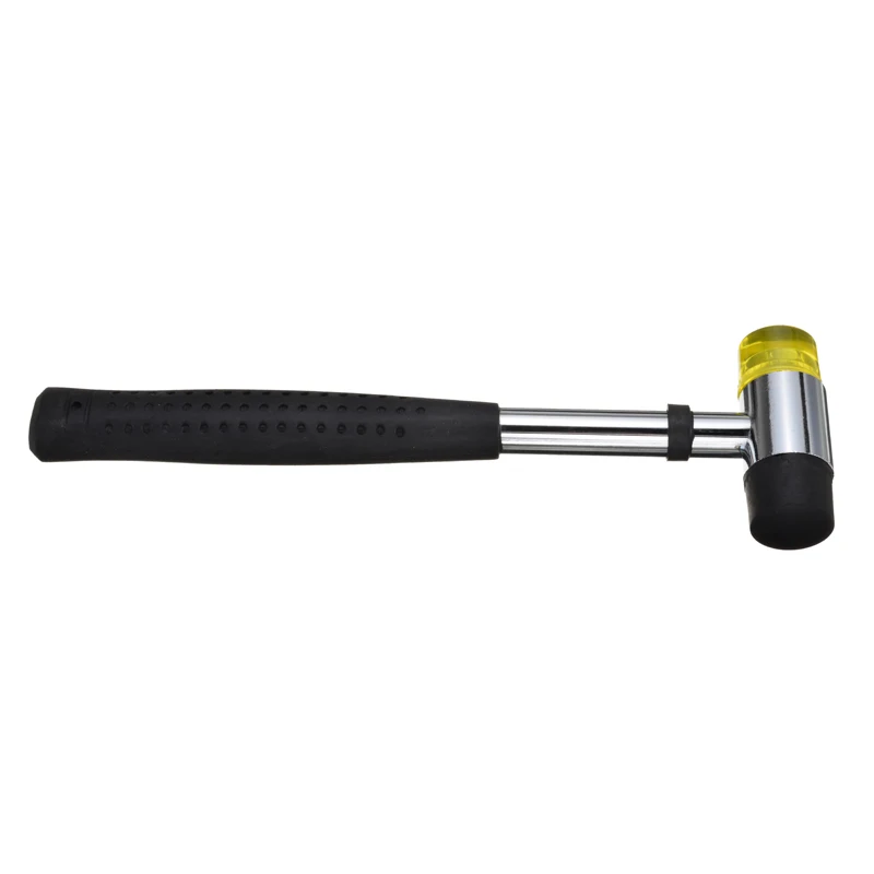 25mm Rubber Hammer Double Faced Hammer Tap Grip DIY Hand Crafts Tool
