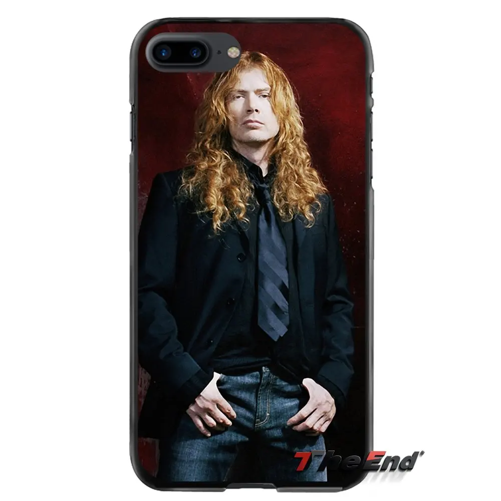 Музыка Megadeth для Apple iPhone 4 4s 5 5S 5C SE 6 6S 7 8 Plus X iPod Touch 4 5 6 Аксессуары чехлы для телефонов