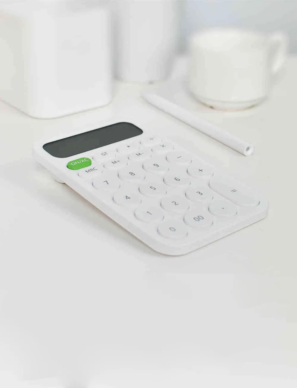 Горячая Xiaomi Mijia MIIIW 12 цифровой электронный калькулятор простой светодиодный дисплей инструмент для подсчета для офисных рабочих студенческих канцелярских принадлежностей
