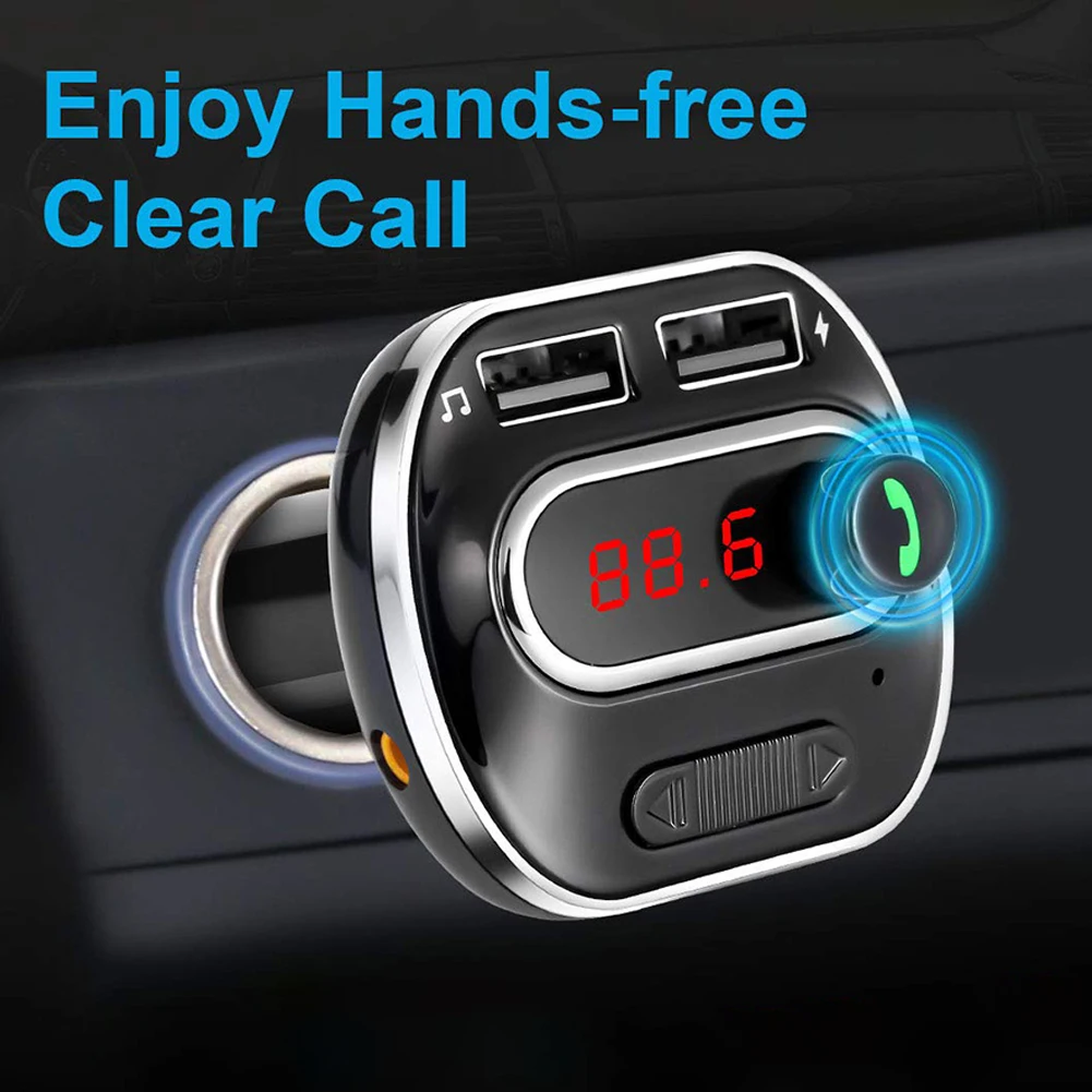 T19 Автомобильный MP3-плеер Bluetooth Handsfree USB зарядное устройство fm-передатчик радио адаптер автомобильные аксессуары интерьер