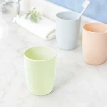 

[Two Installed] Simple Fresh Couples Toothbrush Cup Circle