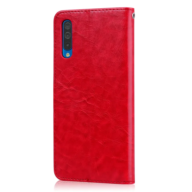 Роскошный кожаный чехол для samsung Galaxy A50, чехол для телефона, чехол для samsung A50 A 50 A505 A505F, SM-A505F