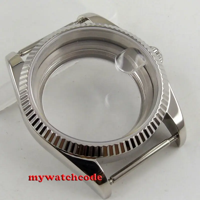 36 мм PARNIS 316L часы с сапфировым стеклом чехол Soild Fit ETA 2824 2836 8215|Часы Чехлы| |