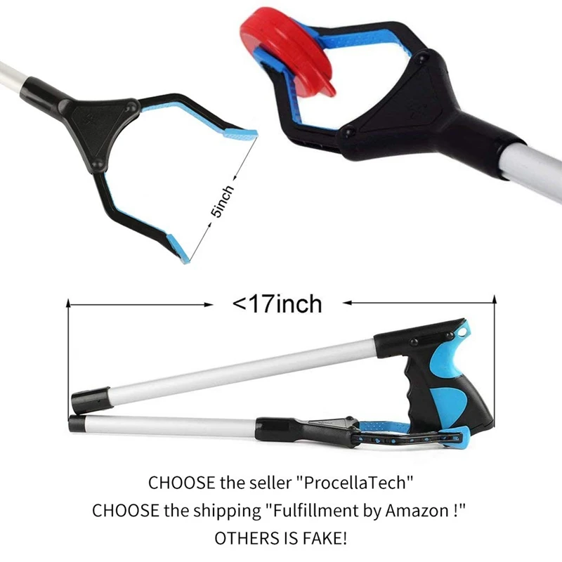 Top-2 Pack-Reacher Grabber pick Up Tool, 32 дюймов складной легкий долгий срок службы подвижности, удлинитель захват инструмент, коготь Tras