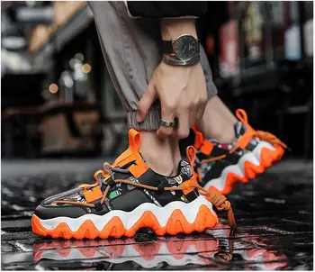 

NEW sport shoes men sneakers zapatillas hip hop casual PATCHWORK air mesh shoes STREETWEAR college shoes 2599