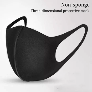 

1Pcs Face Masks Washable Earloop Masks Anti Dust Mouth Muffles Dustproof Breathable Outdoor Cycling Mask For Adult Kids