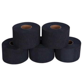 

5 Roll Black Hair Neck Paper Salon Waterproof Dye Perm Hair Ruffle Cover Hairdresser Collar Styling Tools