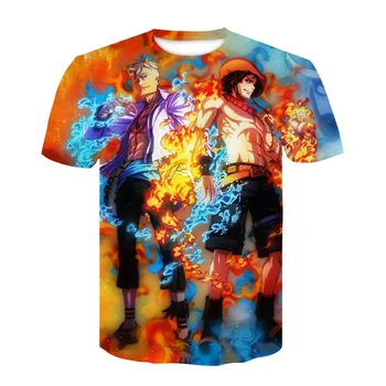 

one piece t shirt 2020 summer anime tshirt Male Streetwear Hip Hop funny t shirts 3d shirt t-shirt homme Shirt Men women tops