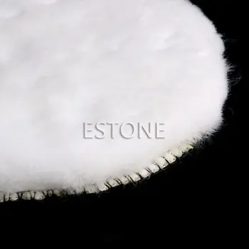 

2''-7" Artificial Wool Buffing Pad Car Detailing Polishing Backing Buffer 40JE