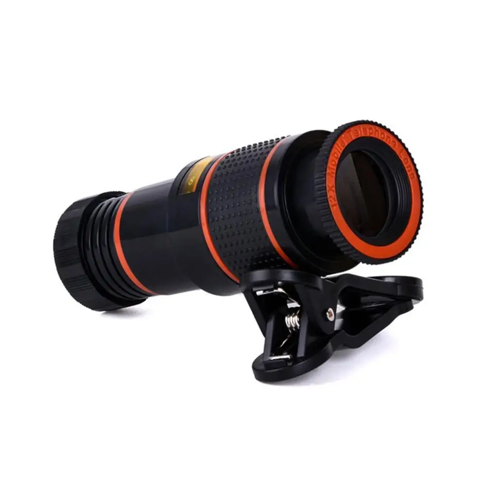 

Mobile Phone Camera Lens 12X Zoom Telephoto Lens External Telescope With Universal Clip for Smartphone