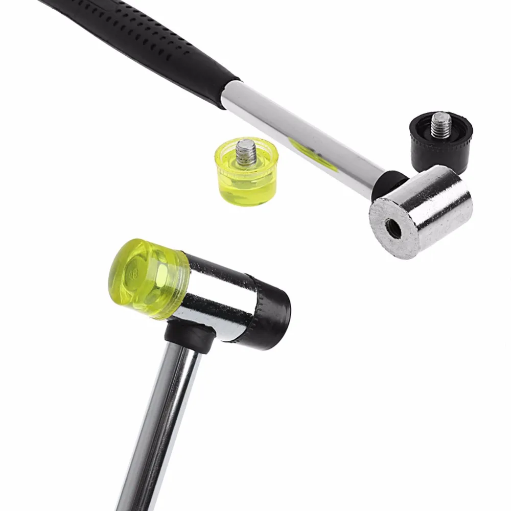 25 мм двойной лицевой Мягкий сенсорный молоток резиновый Кожа DIY