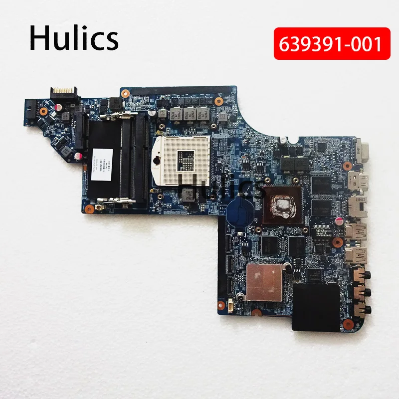 Материнская плата Hulics для ноутбука HP Pavilion DV7 DV7-6000 материнская HM65 DDR3 HD6770M GPU 639391-001 |