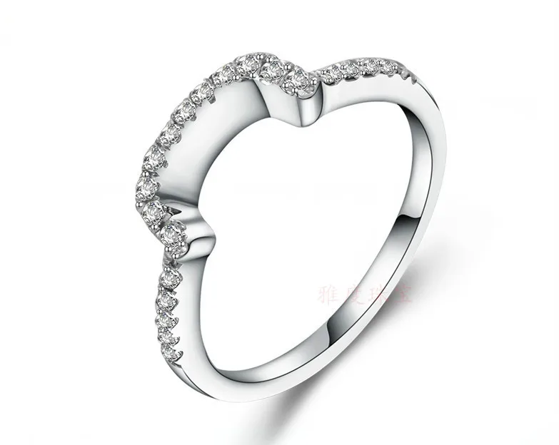 Тест положительное твердое серебряное обручальное кольцо 2CT Moissanite Подушка алмазные кольца набор ювелирных изделий женские обручальные кольца в одном наборе