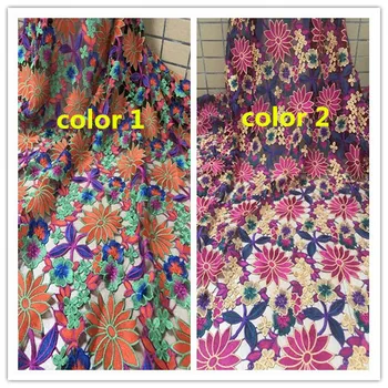 

beautiful Sophia-30.8801 Nigerian fabric for party dress new African embroidered lace fabric