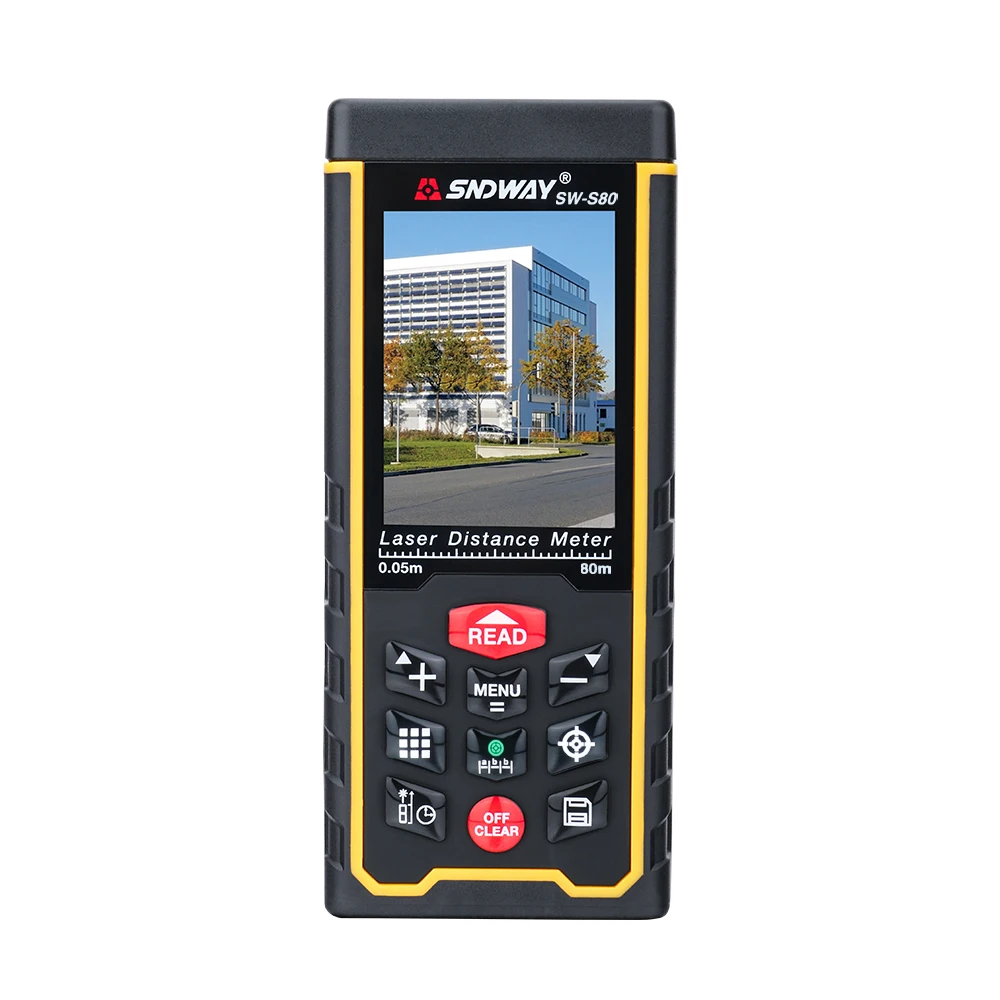 SNDWAY Laser Rangefinder Color LCD laser Distance Meter 120M 100M 80M 70M 50M Range Finder Digital Angle Ruler Measuring tape SNDWAY Laser Rangefinder Color LCD laser Distance Meter 120M 100M 80M 70M 50M Range Finder Digital Angle Ruler Measuring tape