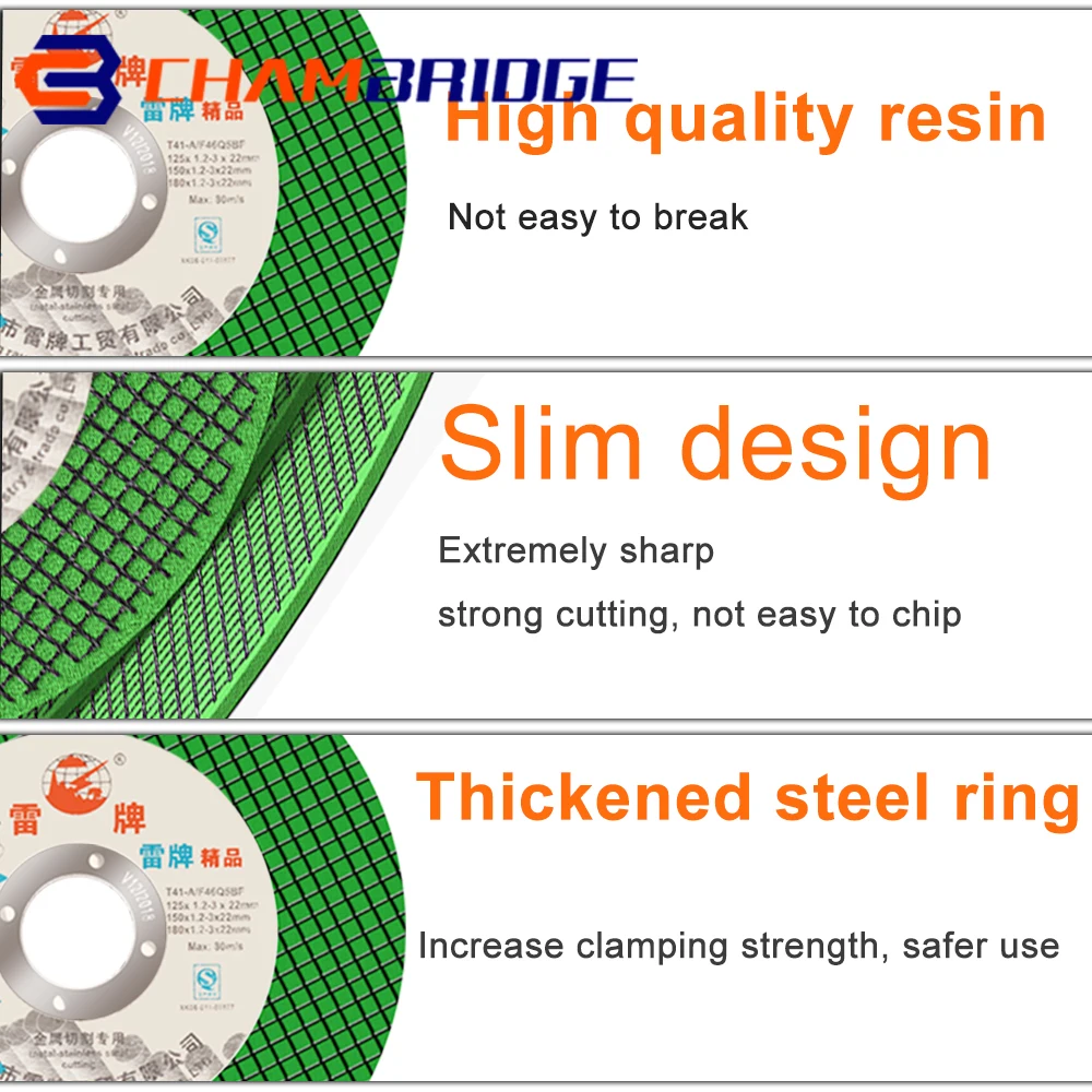 Metal Cutting Disc Grinding Wheel Blade Reinforced Cut Off Wheel Angle Grinder Tool 107x1.2x16mm 2Pcs-30Pcs DIY Tool Accessories