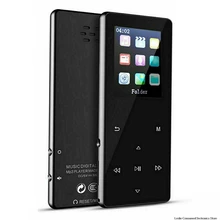 1,8 дюймов K1 сенсорный металлический внешний выпуск портативный MP3 музыкальный плеер с FM Hi-Fi без потерь Поддержка до 128 ГБ