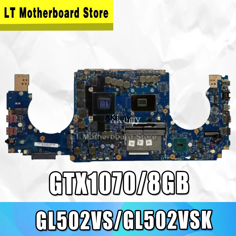 Обмен! Для ASUS GL502V GL502VS GL502VSK GL502VS I5-7300HQ i7-7700HQ i7-6700HQ GTX1070/8 GB системная плата Материнская плата для ноутбука