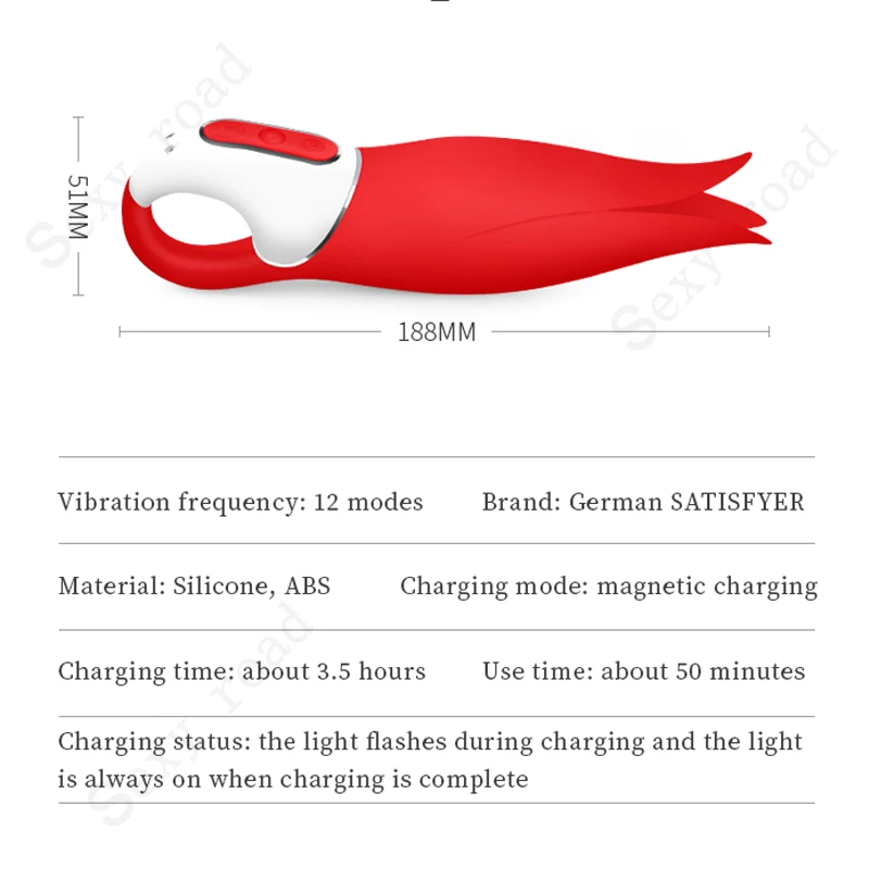 Немецкий вибратор satisfyer Vibes Power Стимулятор клитора с цветами 12 режимов вибрации из