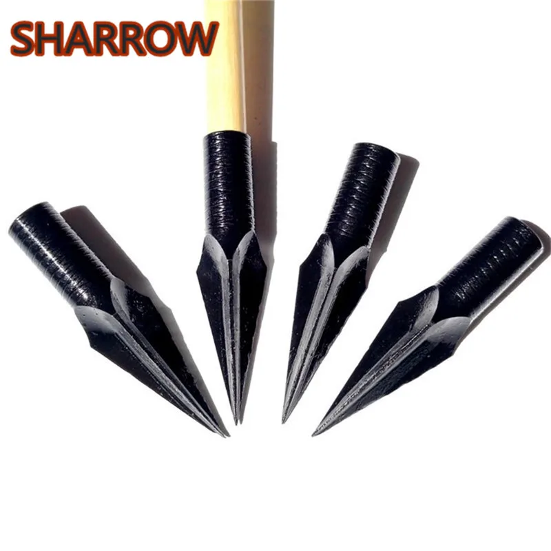 

3/6/12pcs Black Arrowheads Retro Alloy Steel Traditional Broadheads Arrow Head Tips Point for 8mm Arrows Outdoor Accessories