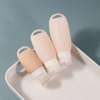 

90ml Refillable Bottle Travel Portable Mini Silicone Bottle Lotion Points Shampoo Container makeup Accessories Easy to squeeze