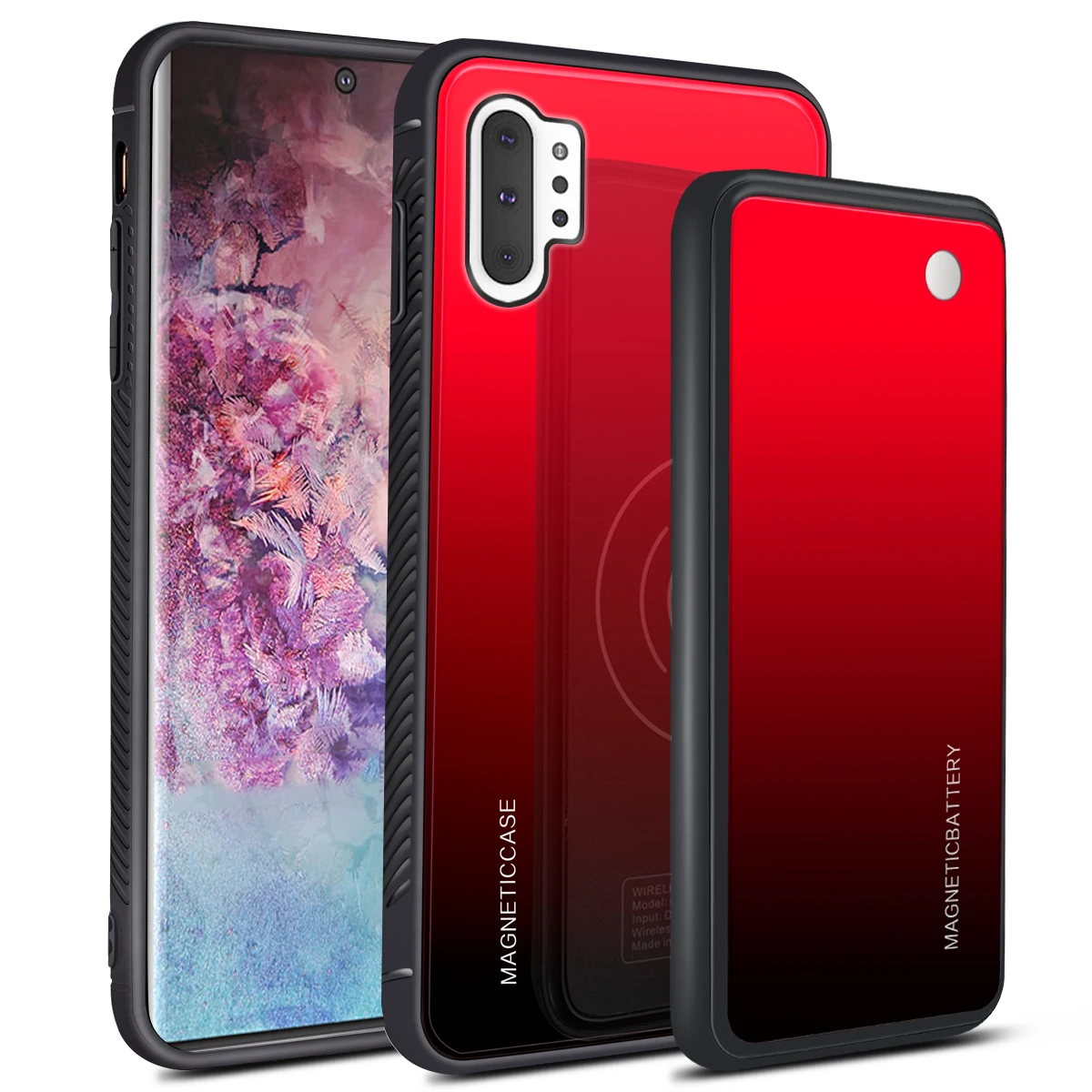 

For Samsung Galaxy S10/S8/S10e/S10/Note 10/Note 9/Note 8/Note 10 Plus Case with 5000mAh Wireless Power Bank Battery Charger Case