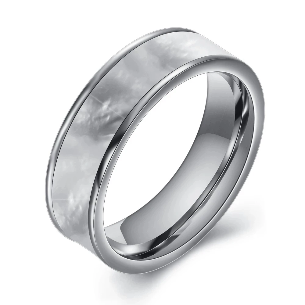 Raro Anello Uomo Acciaio Inossidabile Argento Dea Ala Angelo Crocifisso