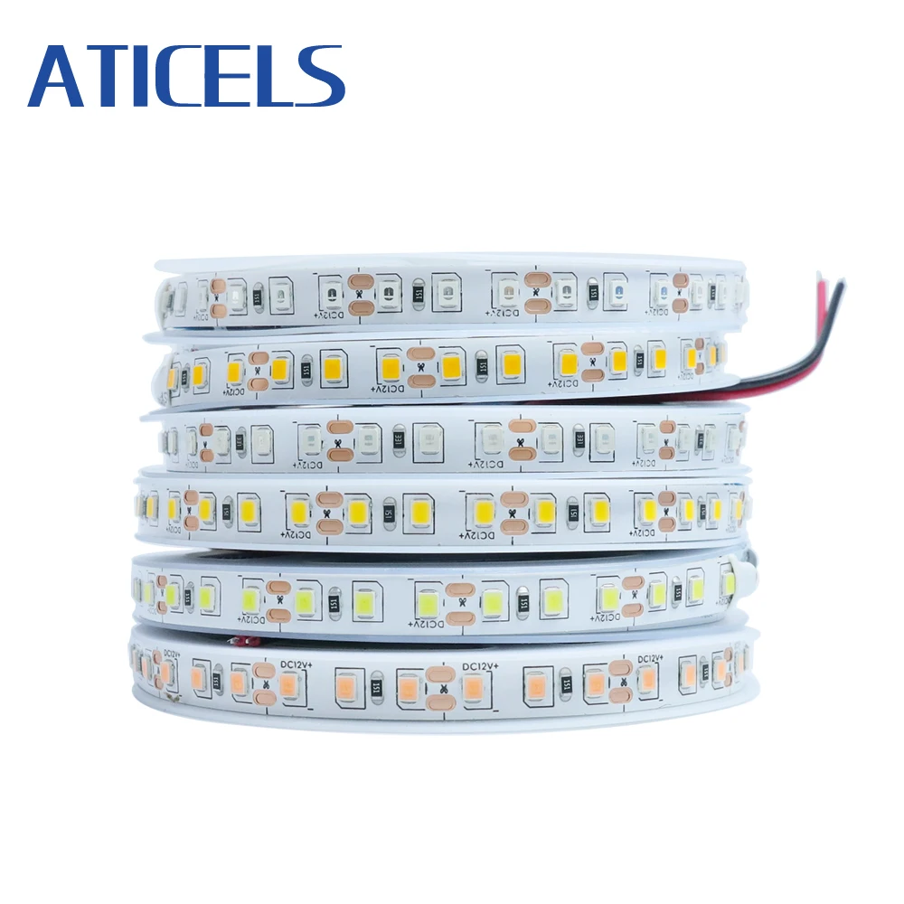 12V LED Strip 2835 120LEDs/m 5M IP20 Flexible Light LED Tape White,Natural White,Warm White,Red,Blue,Green,Pink 5v 2835 led strip 120leds m 5mm ultra thin flexible led strip light tape 1led cut ip20 non waterproof white warm white