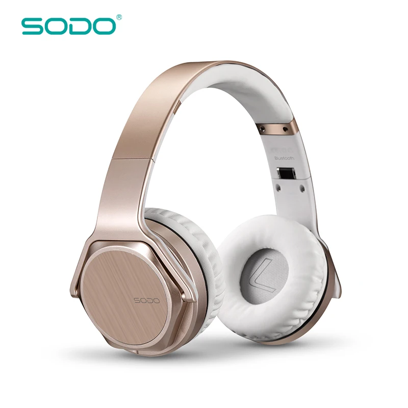 Оригинальные SODO MH3 удобные беспроводные наушники NFC 2 в1 Twist-out bluetooth-динамика наушников с микрофоном для ПК и мобильного телефона