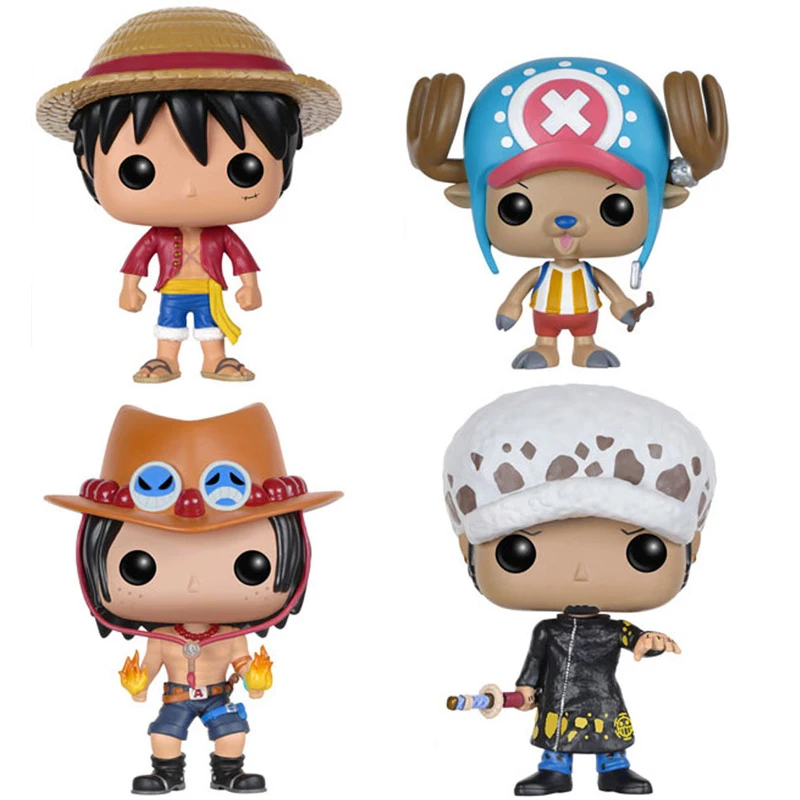 Японский мультфильм Аниме one piece пиратские фигурки Обезьяна D Luffy Portgas Ace Trafalgar Law tony Chopper Модель Коллекция игрушек
