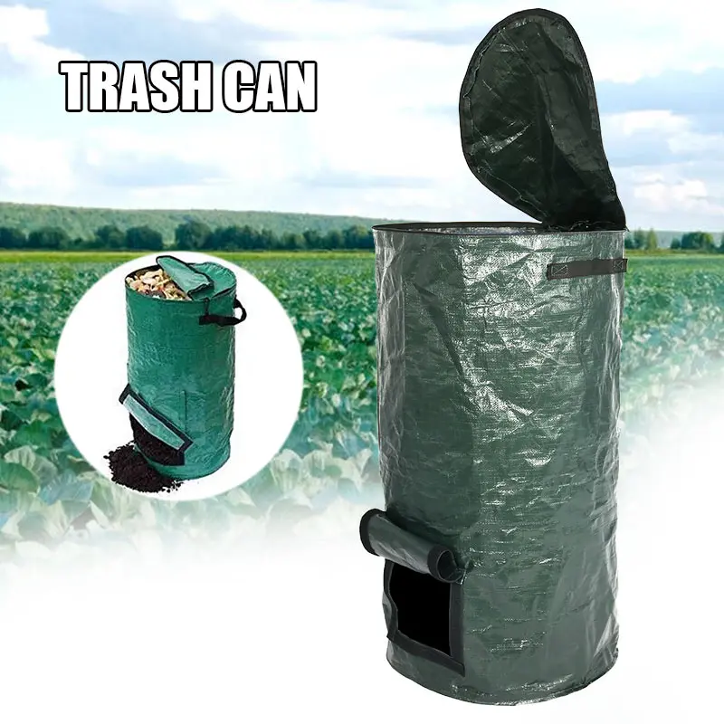 Reuseable Garden Leaf Waste Can Yard Compost Bin for Fruit Kitchen Grower OCT998 | Дом и сад