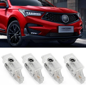 4 Stuks Auto Deur Logo Ghost Shadow Laser Projector Lampen Led Decor Welkom Licht Voor Acura Mdx Zdx Rlx Tlx tl Auto Accessoires Nieuwe 4 Stuks Auto Deur Logo Ghost Shadow Laser Projector Lampen Led Decor Welkom Licht Voor Acura Mdx Zdx Rlx Tlx tl Auto Accessoires Nieuwe