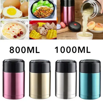 

Home Portable Stainless Steel Thermal For Office Lunchbox Leakproof Thermos Lunch Box Food Container Accessories