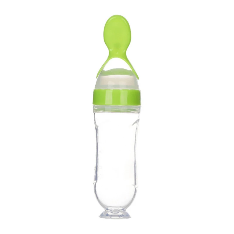 Бутылочка для кормления новорожденных, силиконовая ложка для кормления, аксессуары для кормления - Цвет: G