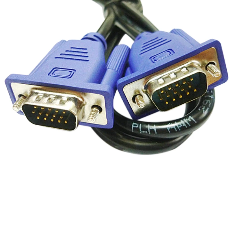 Горячая 3C-1.5m VGA3+ 2 компьютера HD подключение видео кабель монитор кабель