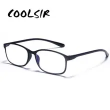 COOLSIR Ультралегкая оправа для очков оптическая оправа женские очки 100-400 градусов миопическая линза Nerd черная синяя оправа для очков